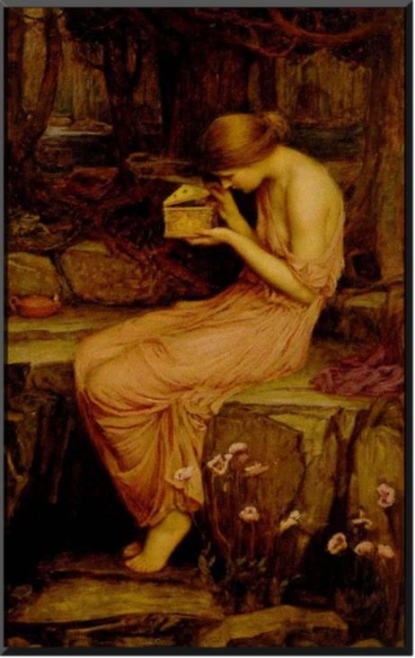 Pandora, primer modelo negativo de mujer.