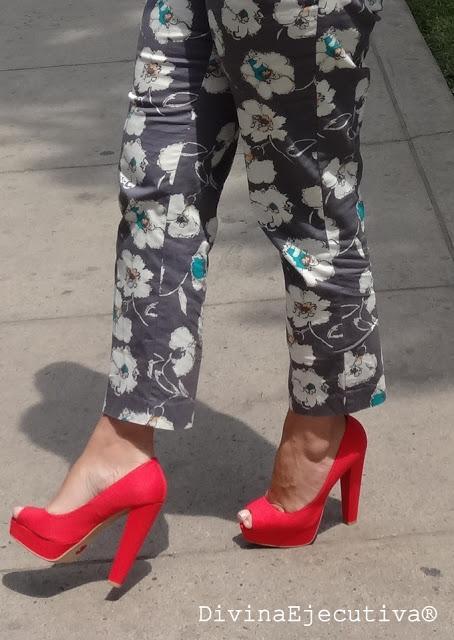 Mis Looks:  Pantalones Floreados
