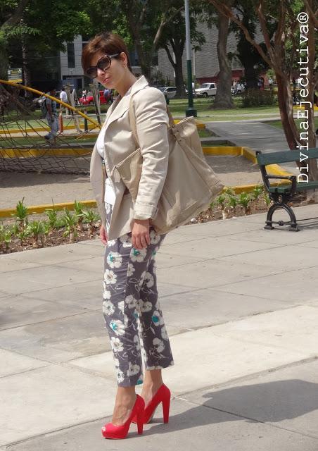 Mis Looks:  Pantalones Floreados