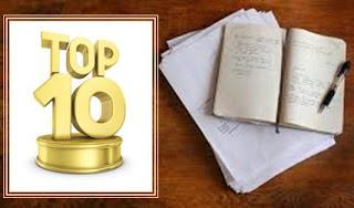 En las listas Top Ten de los 10 autores destacados