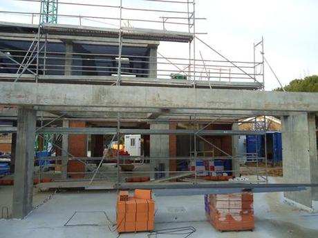 A-cero Projects Nuevas imágenes de obra de una vivienda unifamiliar situada al noroeste de Madrid