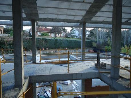 A-cero Projects Nuevas imágenes de obra de una vivienda unifamiliar situada al noroeste de Madrid