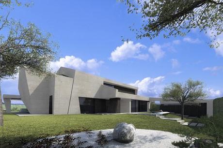 A-cero Projects Nuevas imágenes de obra de una vivienda unifamiliar situada al noroeste de Madrid