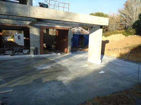 A-cero Projects Nuevas imágenes de obra de una vivienda unifamiliar situada al noroeste de Madrid