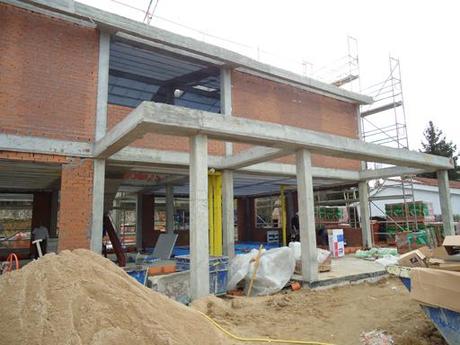 A-cero Projects Nuevas imágenes de obra de una vivienda unifamiliar situada al noroeste de Madrid