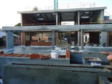 A-cero Projects Nuevas imágenes de obra de una vivienda unifamiliar situada al noroeste de Madrid