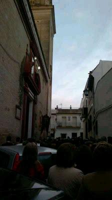 Doscientos peregrinos pastoreños en Almonte ante la Virgen del Rocío