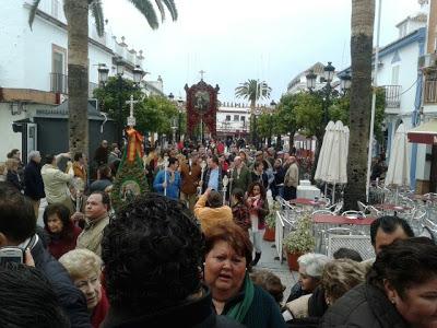 Doscientos peregrinos pastoreños en Almonte ante la Virgen del Rocío