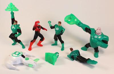 GREEN LANTERN: Figuras de la serie animada en McDonald's