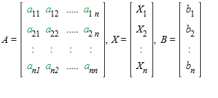 Matrices : Regla de Cramer