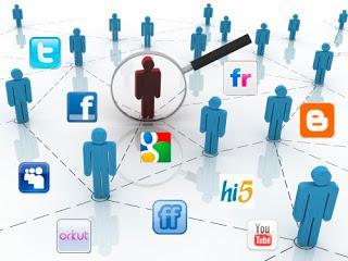iconos de redes sociales en blogger