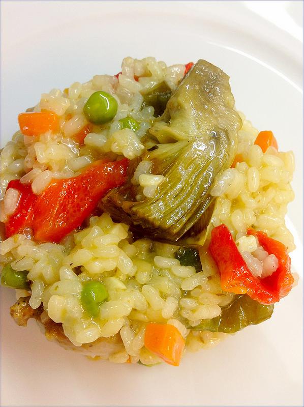 ARROZ CON POLLO Y ALCACHOFAS 2