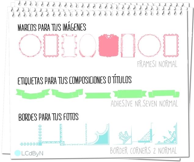 Fuentes para descargar: decora tus imágenes