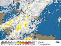 Sistema frontal traerá lluvias a parte de RD.