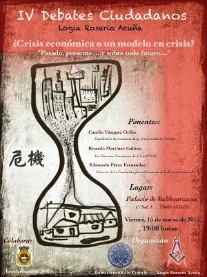 Crisis económica o un modelo en crisis: Debates Ciudadanos de la Logia Rosario Acuña