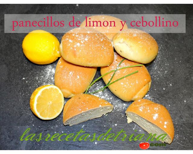Panecillos de limón y cebollino
