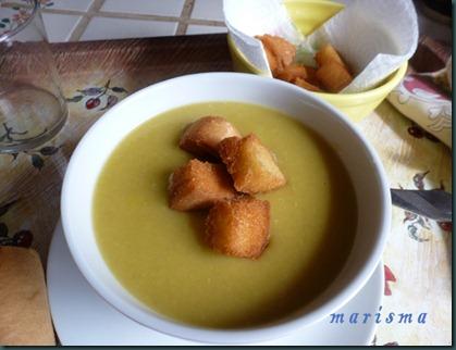 crema de judías verdes, racion copia