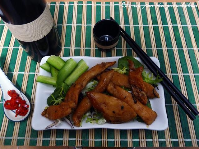 Pechuga de pollo kalbi