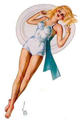 Alberto Vargas vintage pin-up artist