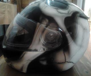 Aerografia en un Casco Caravela