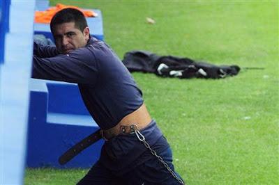 Riquelme volvió a Boca, bah...