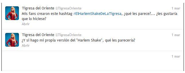 La Tigresa del Oriente nos amenazo con hacer su Harlem Shake