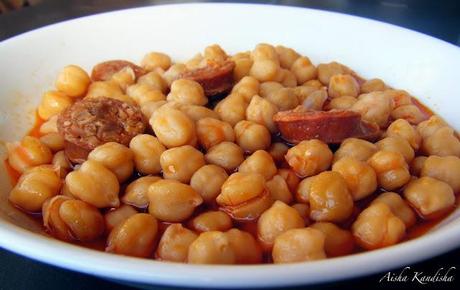 GARBANZOS CON CHORIZO EN OLLA GM (COCIMIX DE LUXE) GARBANZOS CON CHORIZO EN OLLA GM (COCIMIX DE LUXE)
