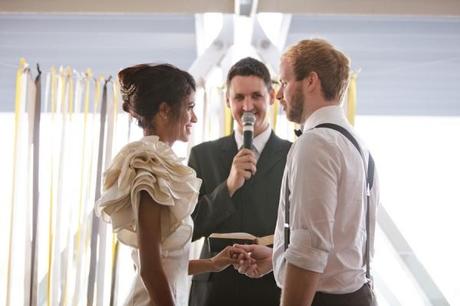 REAL WEDDING: UNA MODERNA BODA EN GRIS Y AMARILLO