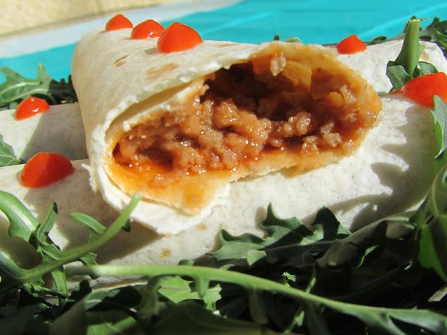 Burritos a la barbacoa