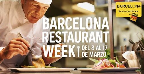 BARCELONA RESTAURANT WEEK 2013