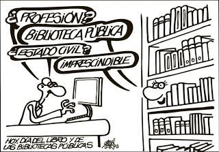 Bibliotecas en viñetas.. o cómo empezar un lunes de buen humor