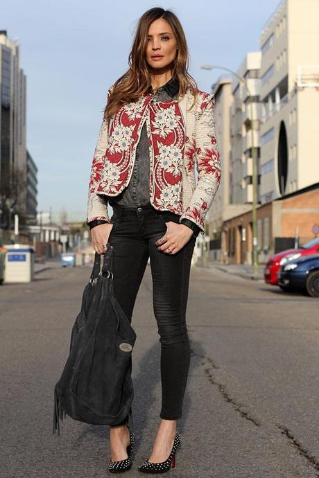 padded flowery jacket padded flowery jacket