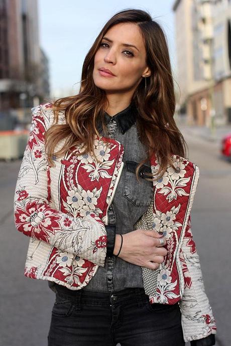 padded flowery jacket padded flowery jacket