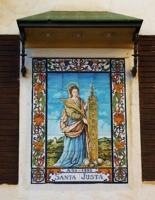 Un retablo de Santa Justa.