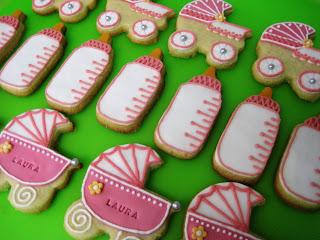 Galletas para el bautizo de Laura