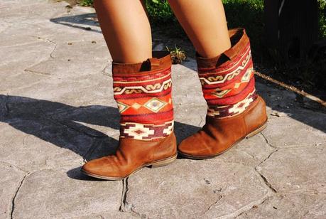 Navajo boots. Navajo boots.