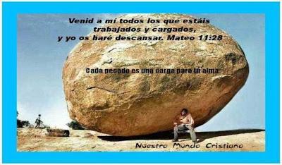 Entrega el peso del pecado, es fácil