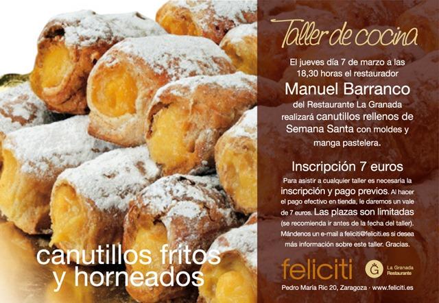 Taller de cocina Feliciti. 7 de marzo