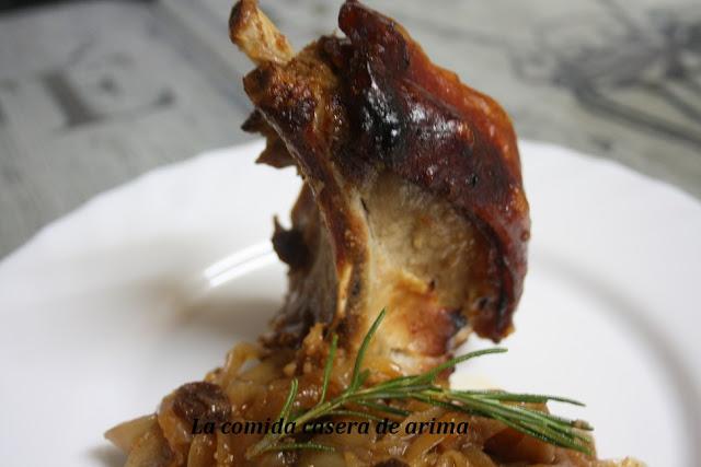 Costillas de cerdo con canela