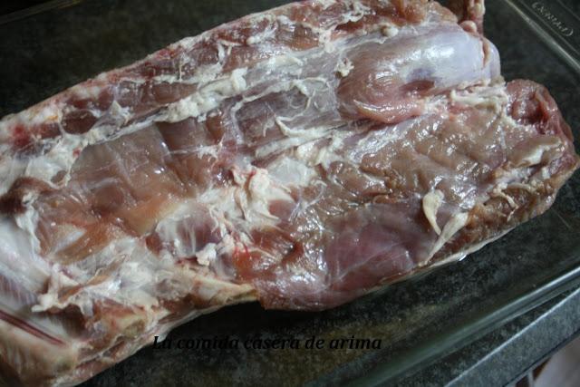 Costillas de cerdo con canela