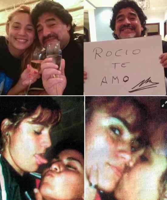 Novia de Maradona es sorprendida besándose con otra mujer (IMAGEN)
