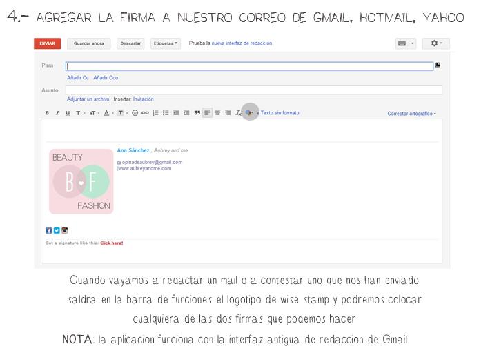 Como poner una firma bonita en tu correo