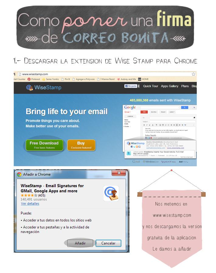 Como poner una firma bonita en tu correo