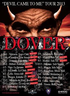 La gira 'Devil Came to Me' de Dover llega a Madrid