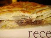 Hojaldre relleno chocolate, almendra platano