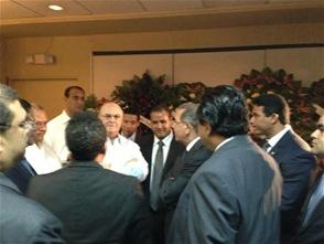 Danilo e Hipólito hablaron como viejos amigos.