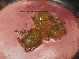 Filetes de cordero con salsa de naranja