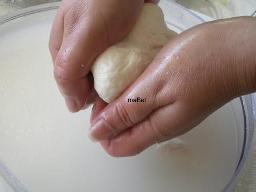 Bolitas de queso para ensaladas