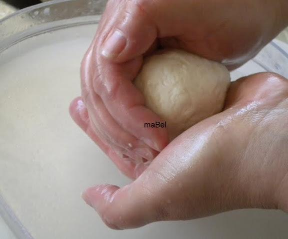 Bolitas de queso para ensaladas