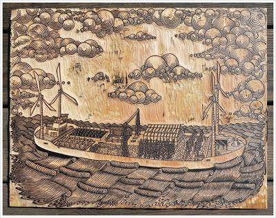 Tugboat Printshop o el arte con la madera